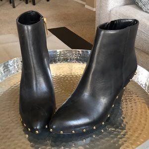 BCBG Black Booties - Size 7